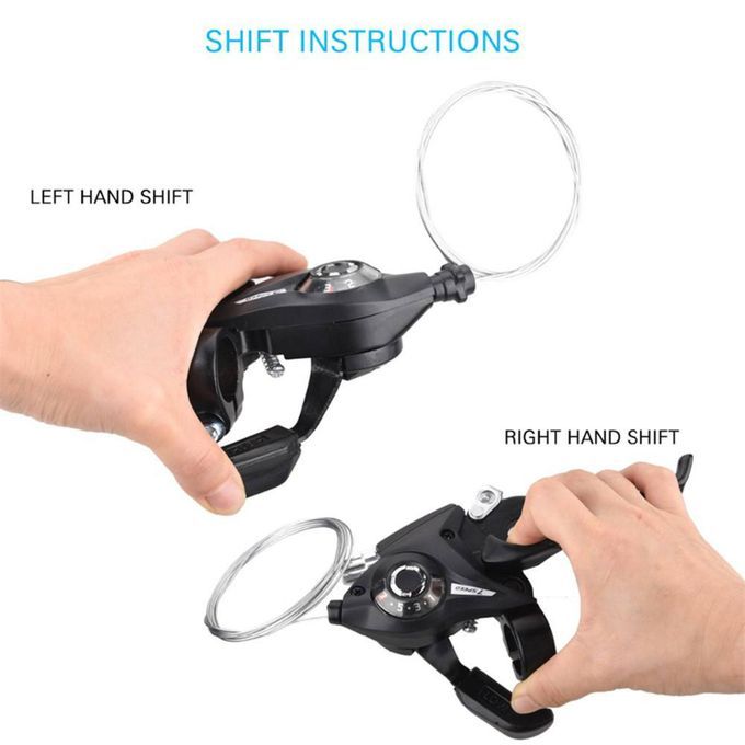 Bicycle Mountain Bike Brake Gear Shifters Lever Transmission 3 X 7/8