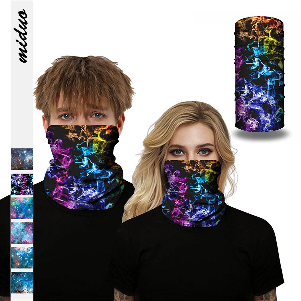Galaxy Series Multi-function Anti-sweat Dustprooof Scarf Wind-proof Anti-UV Dust-proof Head Wrap Face Neck Protector Cycling 024