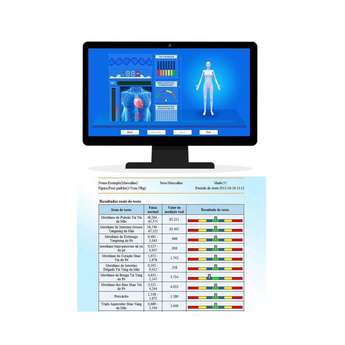 Quantum Resonance Magnetic Analyzer Set Hand Touch Quantum Body Analyzer Quantum Health Analyzer for Health Testing