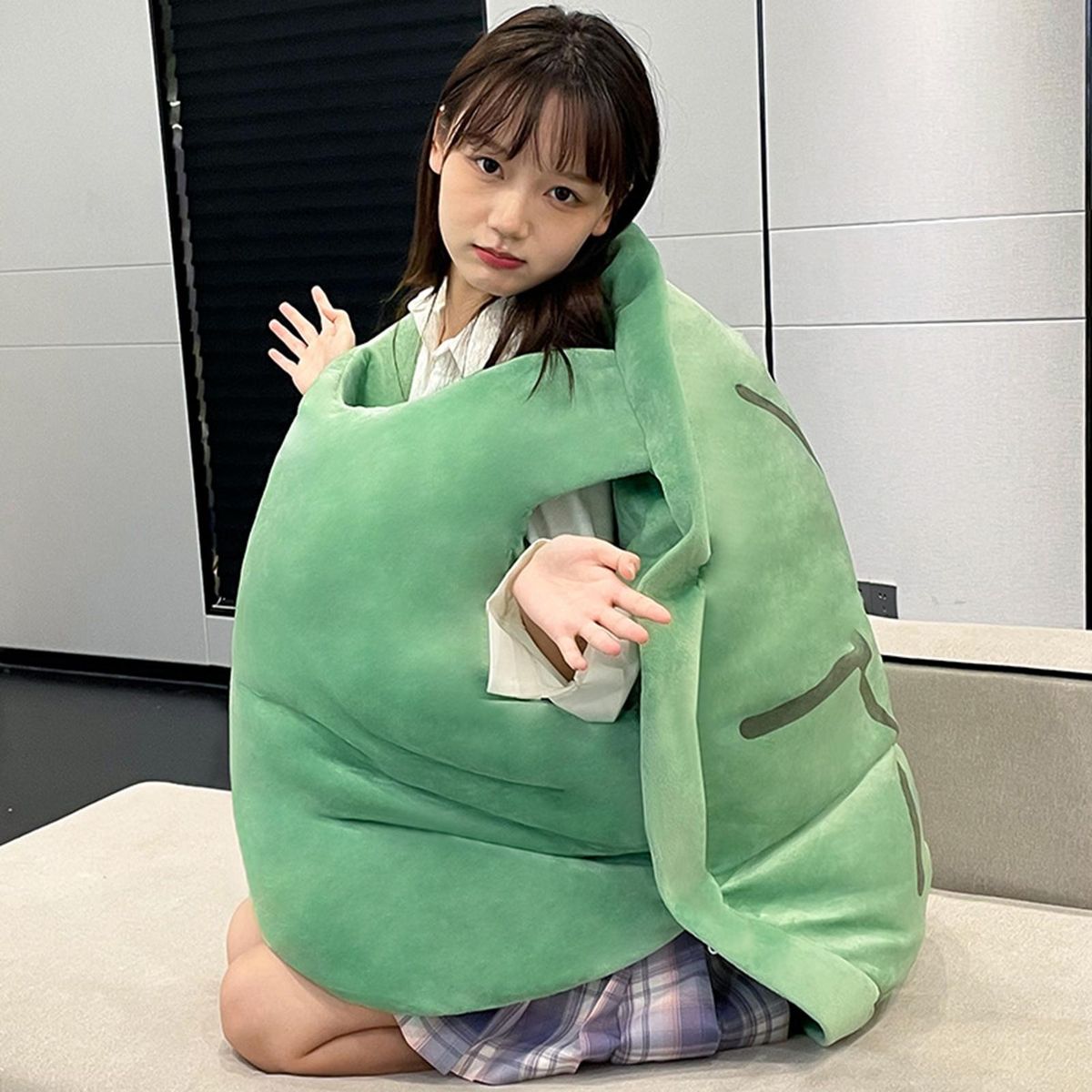 Wearable Turtle Pillow Wearable Turtle Shell Plush Toy Green