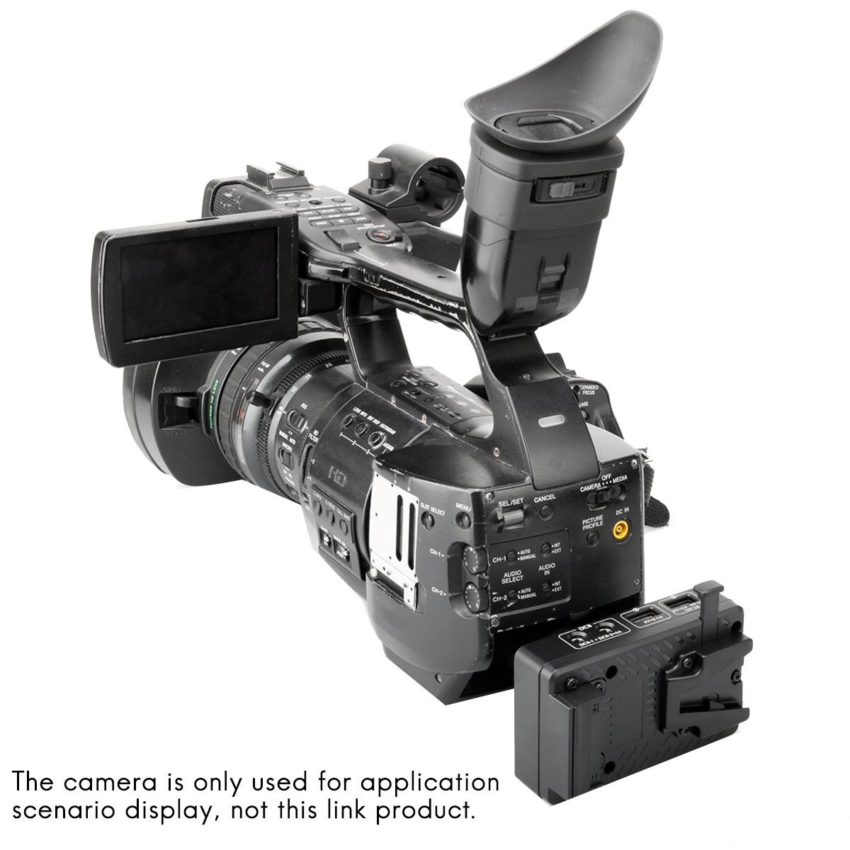 V-Mount Battery Board to BP-U Virtual Battery Adapter Replace BP-U90 BP-U96 BP-U60 BP-U30 for Sony PMW EX PXW Camera