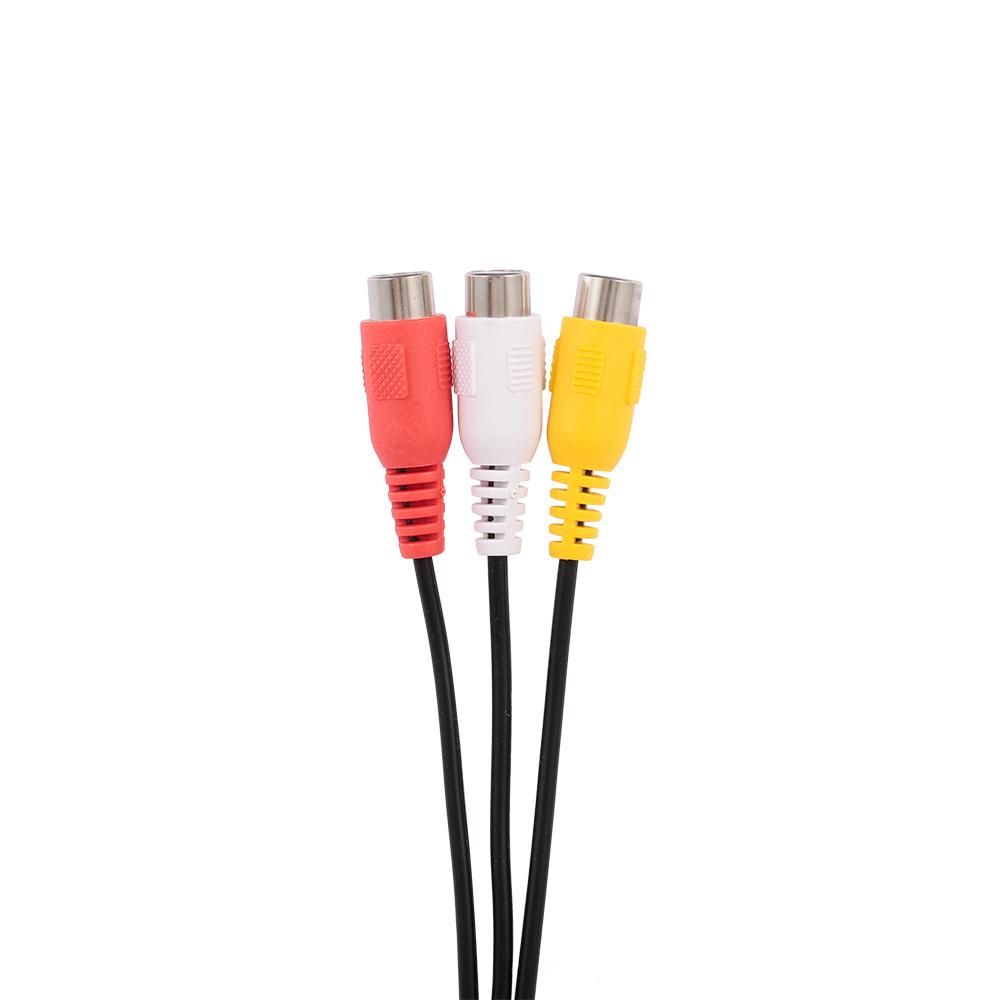 3.5mm Jack to 3 RCA Audio Video Cable Male to 3 RCA Female Plugs High Quality AV Adapter Cable