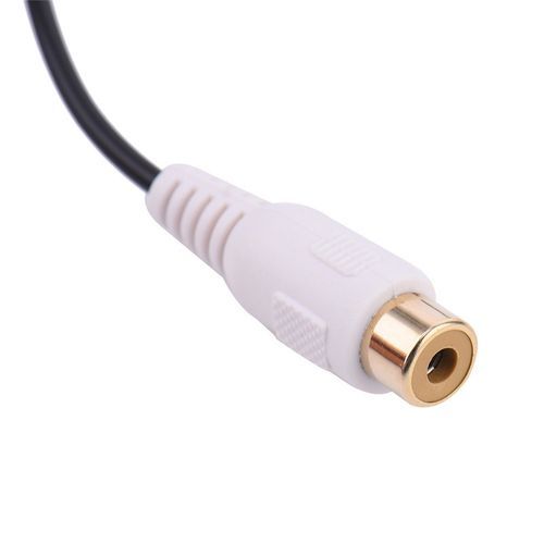 3.5 Jack Male To 2RCA 2AV Female Converter Cable For DVD TV