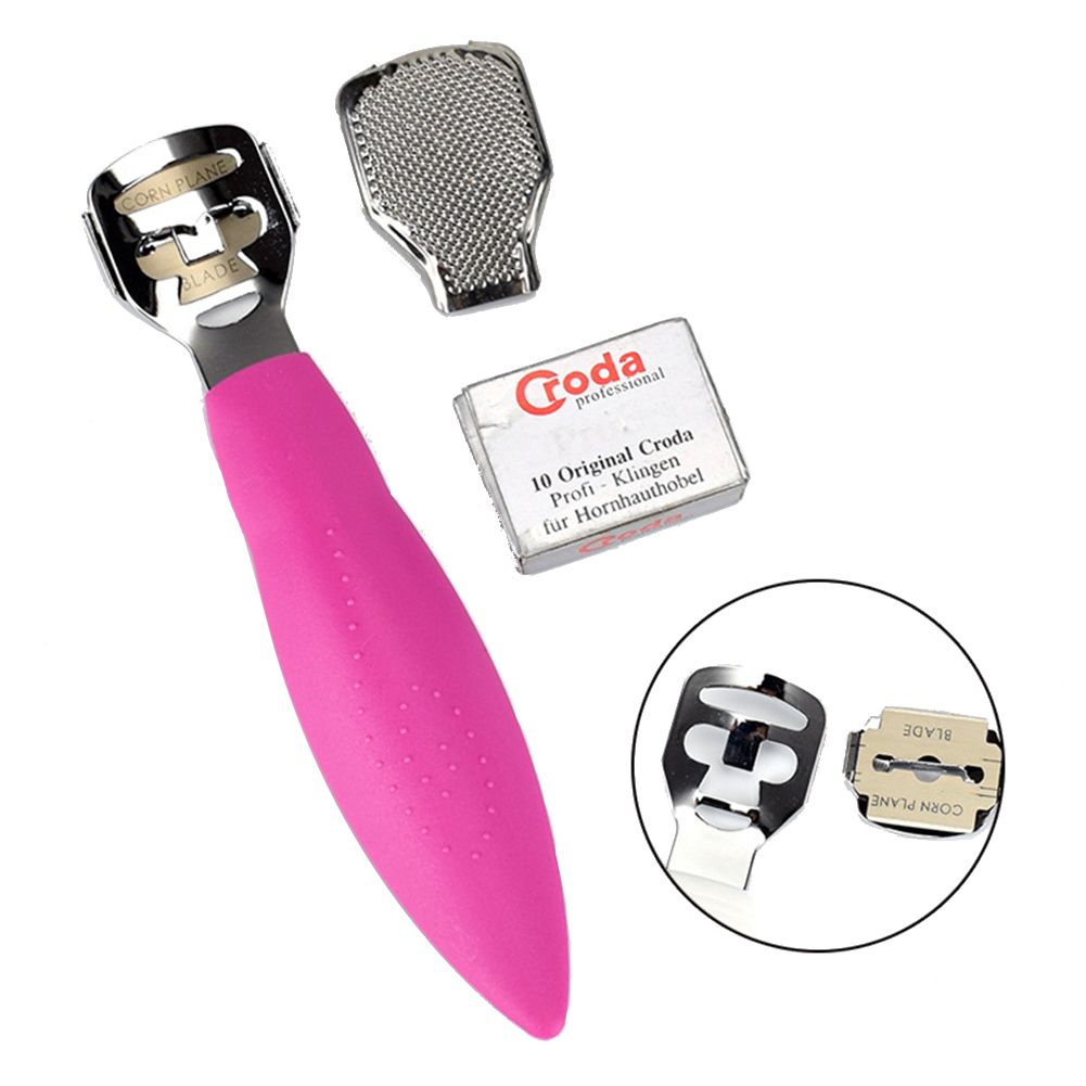 Feet File Exfoliating Calluses Cuticle Cutter Dead-Rose Red