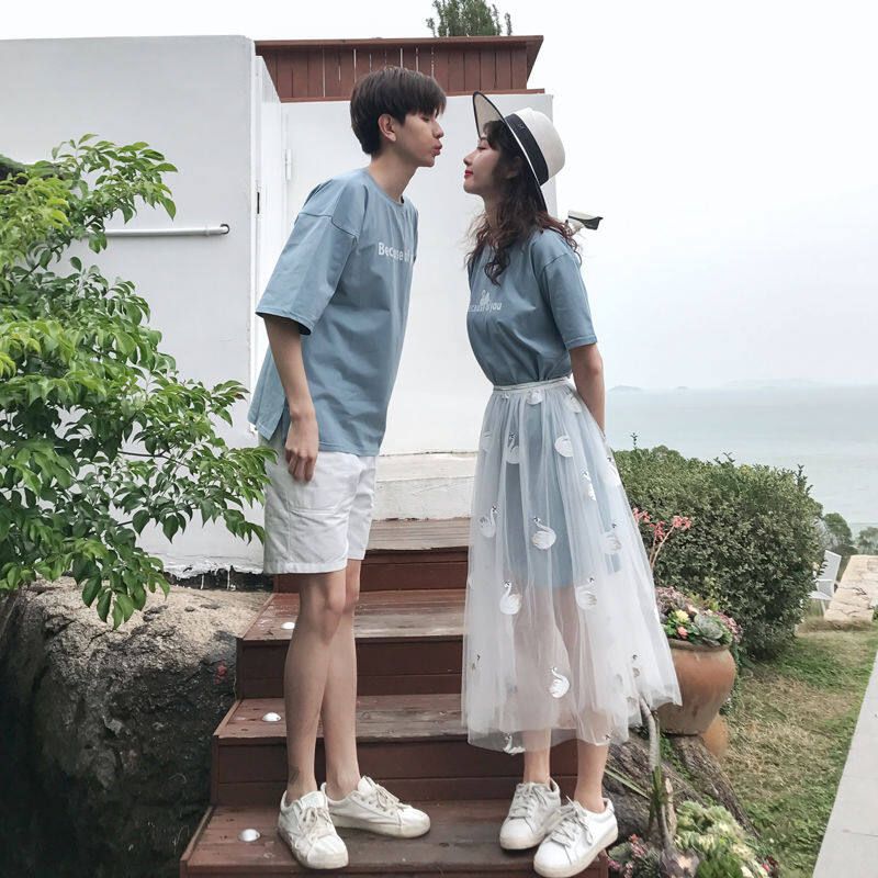 Different Couples Wear Summer Suit 2021 New Korean Versio