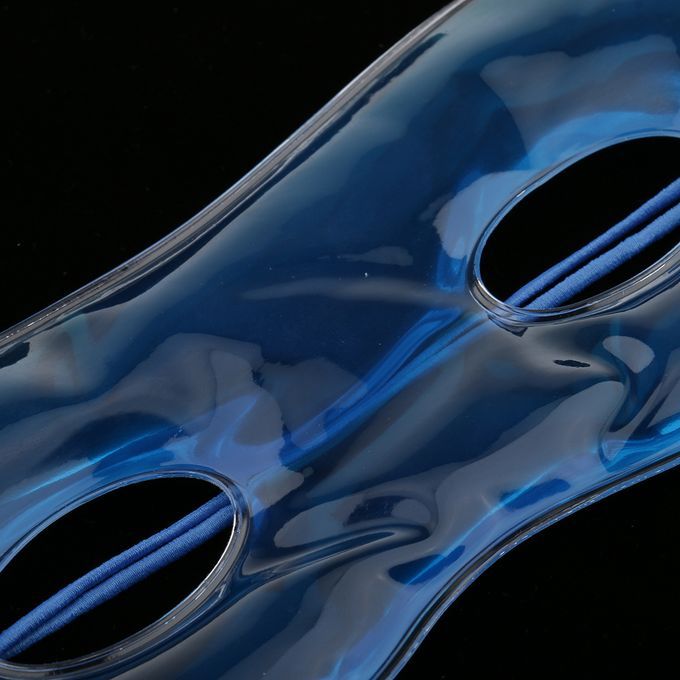 Silk Travel Sleeping Eye Mask + Hot Cold Cooling  Eye Cover Pad Set