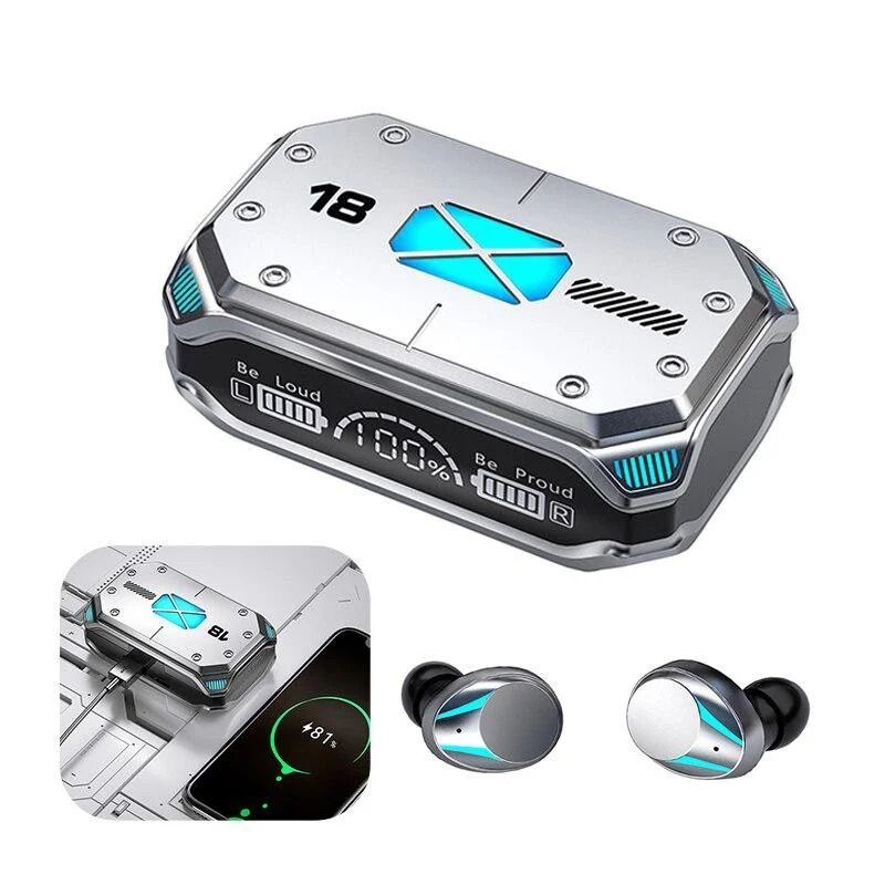 Classic Wireless Earbuds Bluetooth Headphones Earpod Earpiece Fingerprint Touch Control Bass Iphone Headset