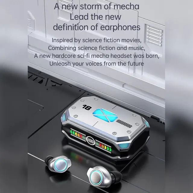 Classic Wireless Earbuds Bluetooth Headphones Earpod Earpiece Fingerprint Touch Control Bass Iphone Headset
