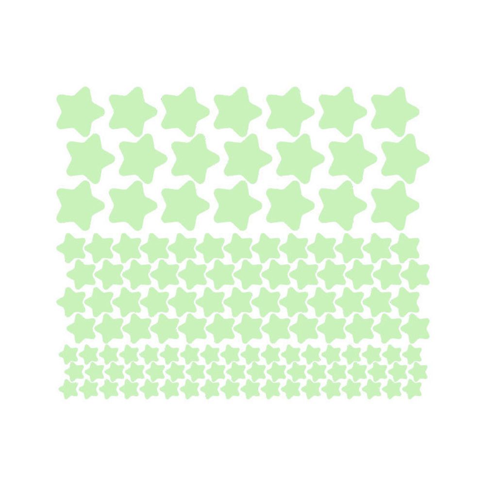 127Pcs Luminous Glow In Dark Stars Wall Sticker Home-