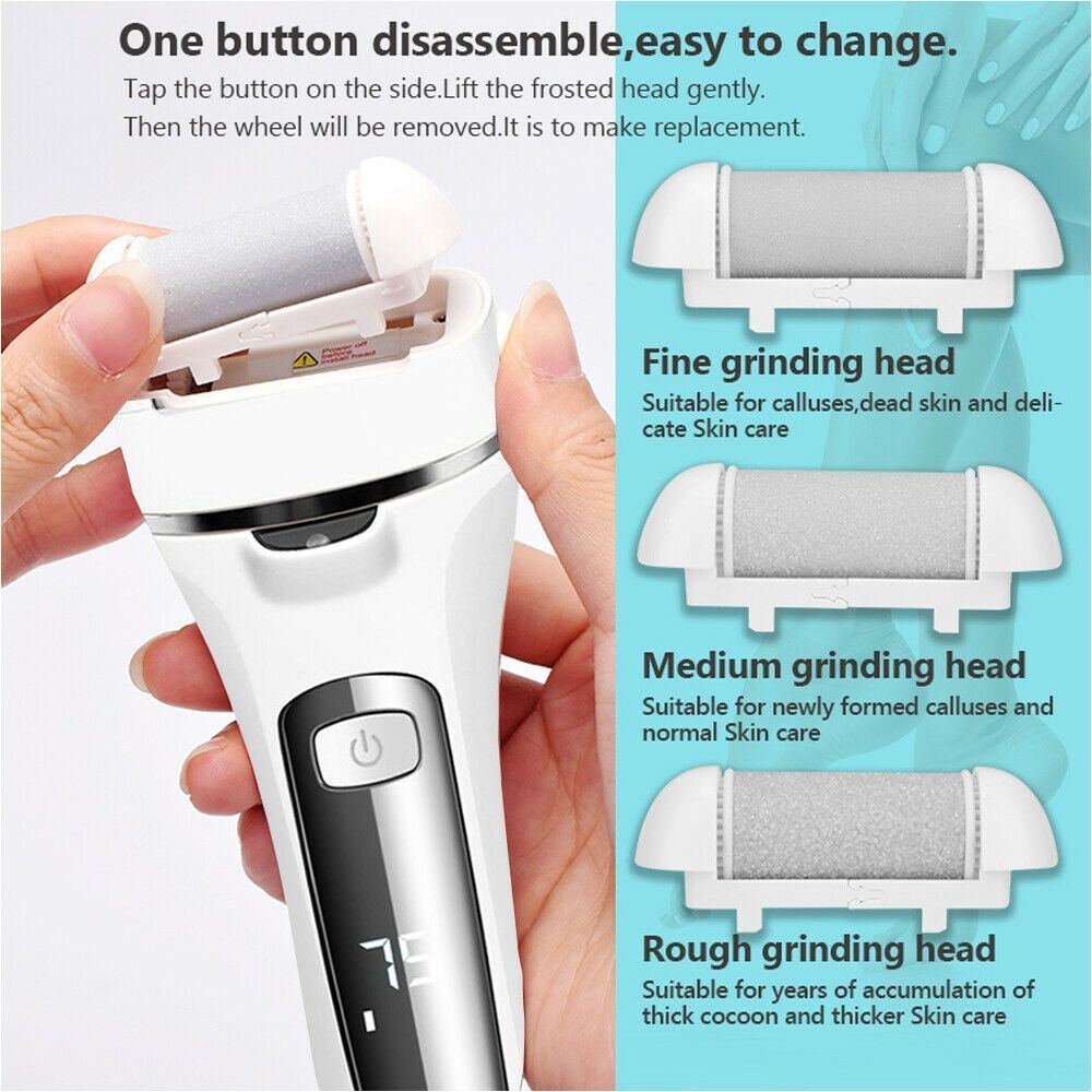 Professional Skin Callus Remover Dead Hard Skin Remover Electric Foot File Foot Care Tool Pedicure Tools Heels Grinding