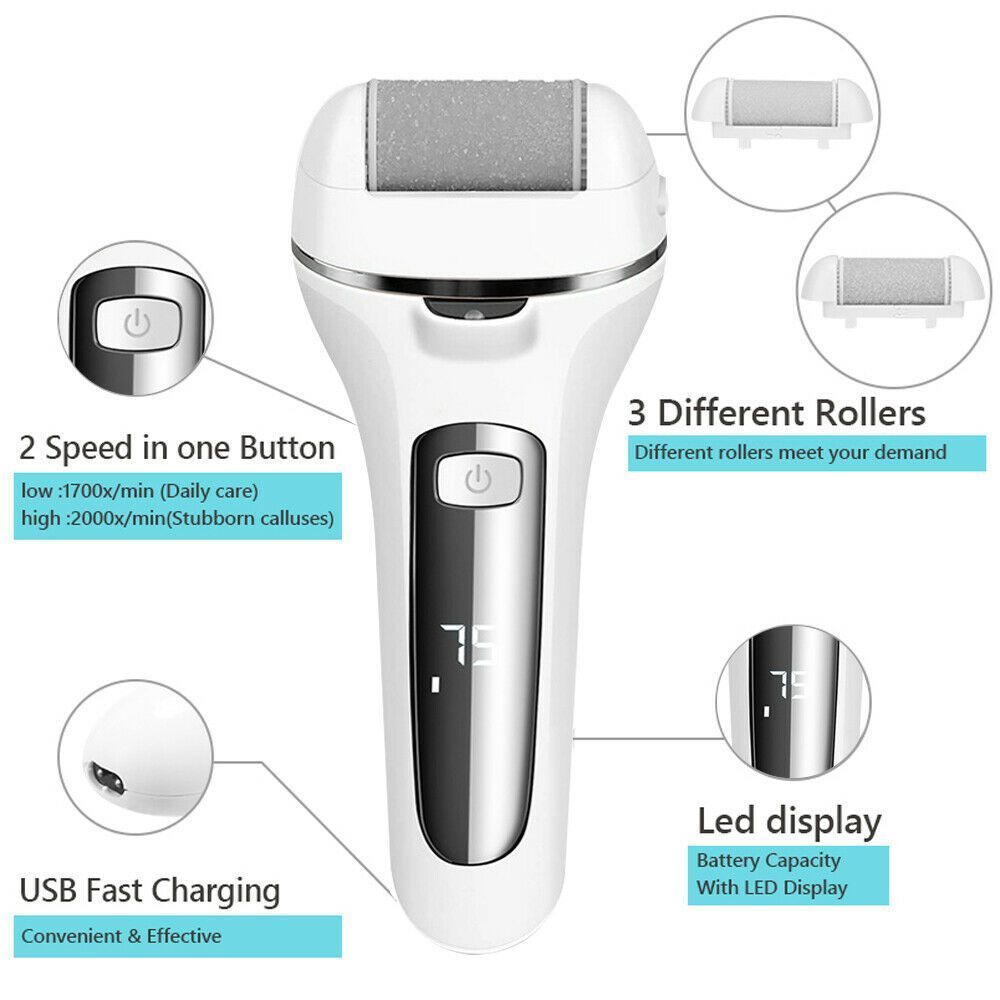Professional Skin Callus Remover Dead Hard Skin Remover Electric Foot File Foot Care Tool Pedicure Tools Heels Grinding