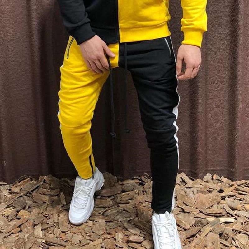 Hot New Jogging Casual Man Pants Fitness Men Sports Clothing Trucks Adjusted Trousers Pants Black Gyms Jogger Pants