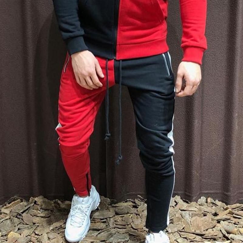 Hot New Jogging Casual Man Pants Fitness Men Sports Clothing Trucks Adjusted Trousers Pants Black Gyms Jogger Pants