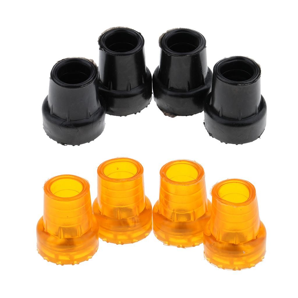 8lot Senior Cane Replacement Tips Walking Stick End Crutch Feet