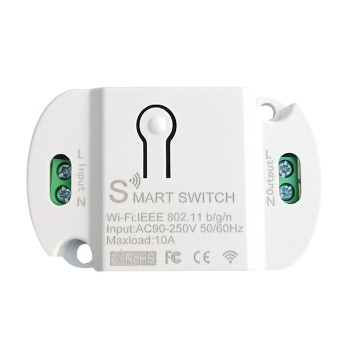 Wi-Fi Smart Light Switch 1/2/3 Gang Switch Plate Voice Control Sharing Timing Function Mobilephone APP Remotes Control for Household Appliances