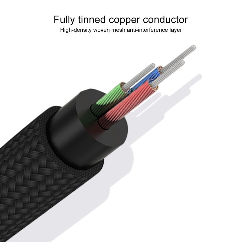 3.5mm Male To Dual RCA Audio Cable For RCA Input Interface Active Speaker, Length: 3m