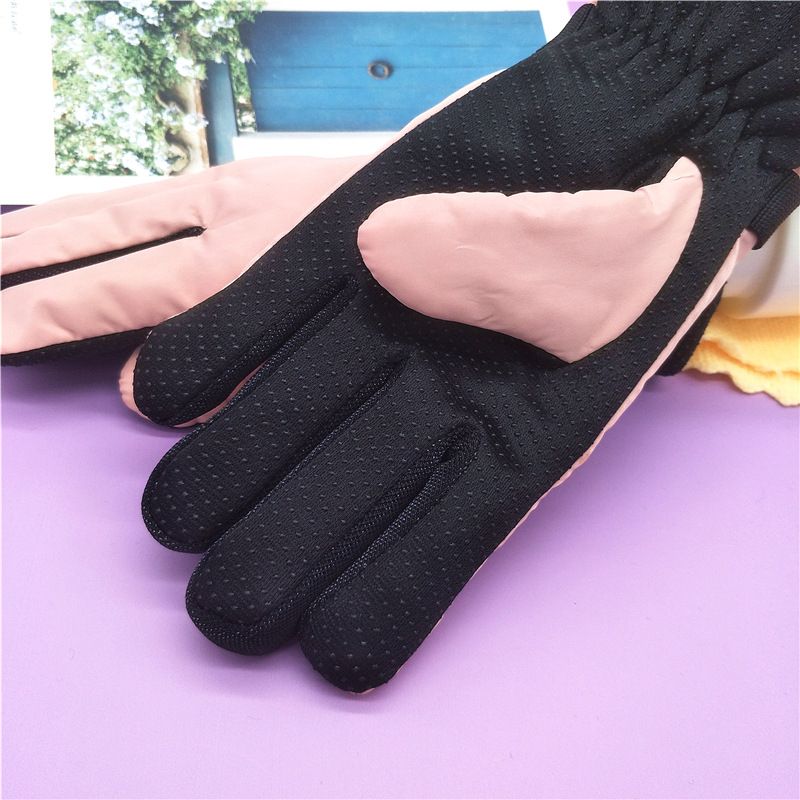 (8-13 Years Black)1Pair For 8-13 Years Kids Boys Girls Gloves Ski Children Mittens Winter Wate GRE