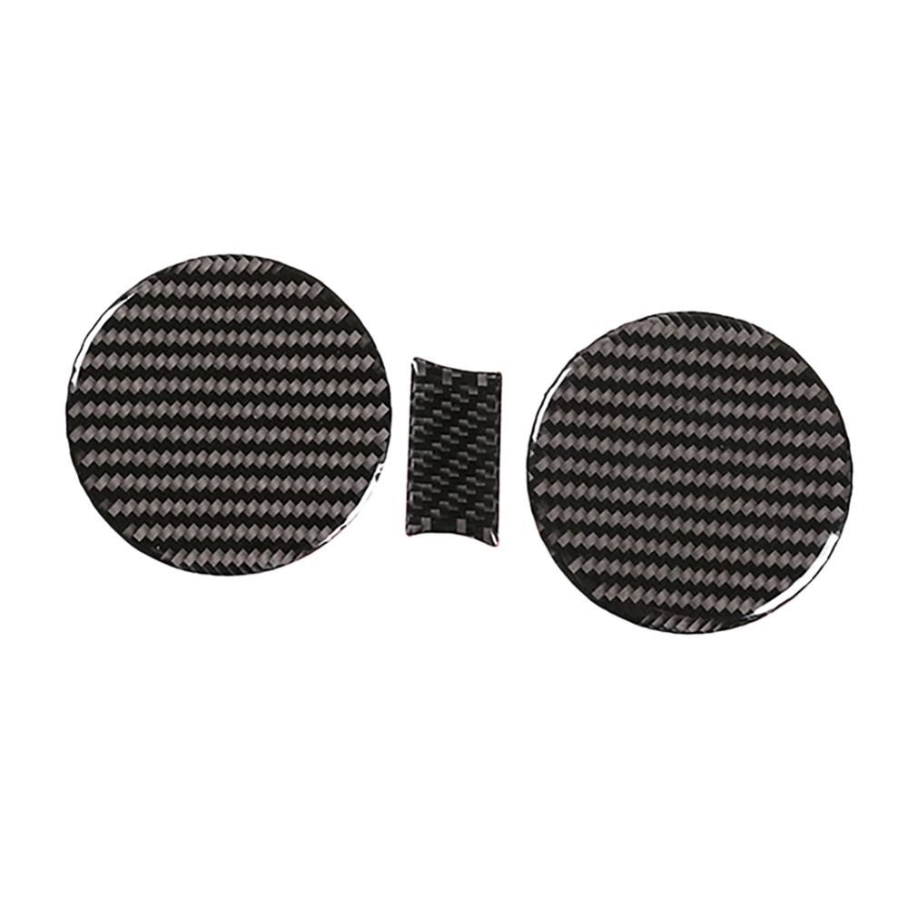 Soft Carbon Fiber Water Cup Holder Mat Cover for Honda