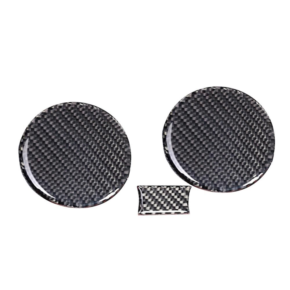 Soft Carbon Fiber Water Cup Holder Mat Cover for Honda