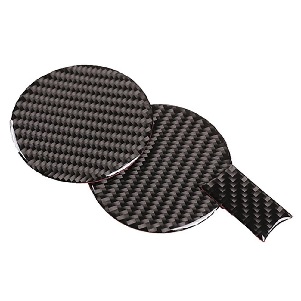 Soft Carbon Fiber Water Cup Holder Mat Cover for Honda