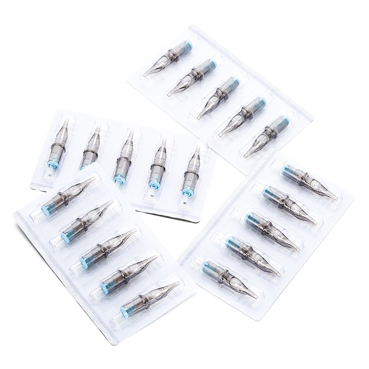 20PCS 9RS T-attoo Cartridge N-eedles Tubes Hand Poke