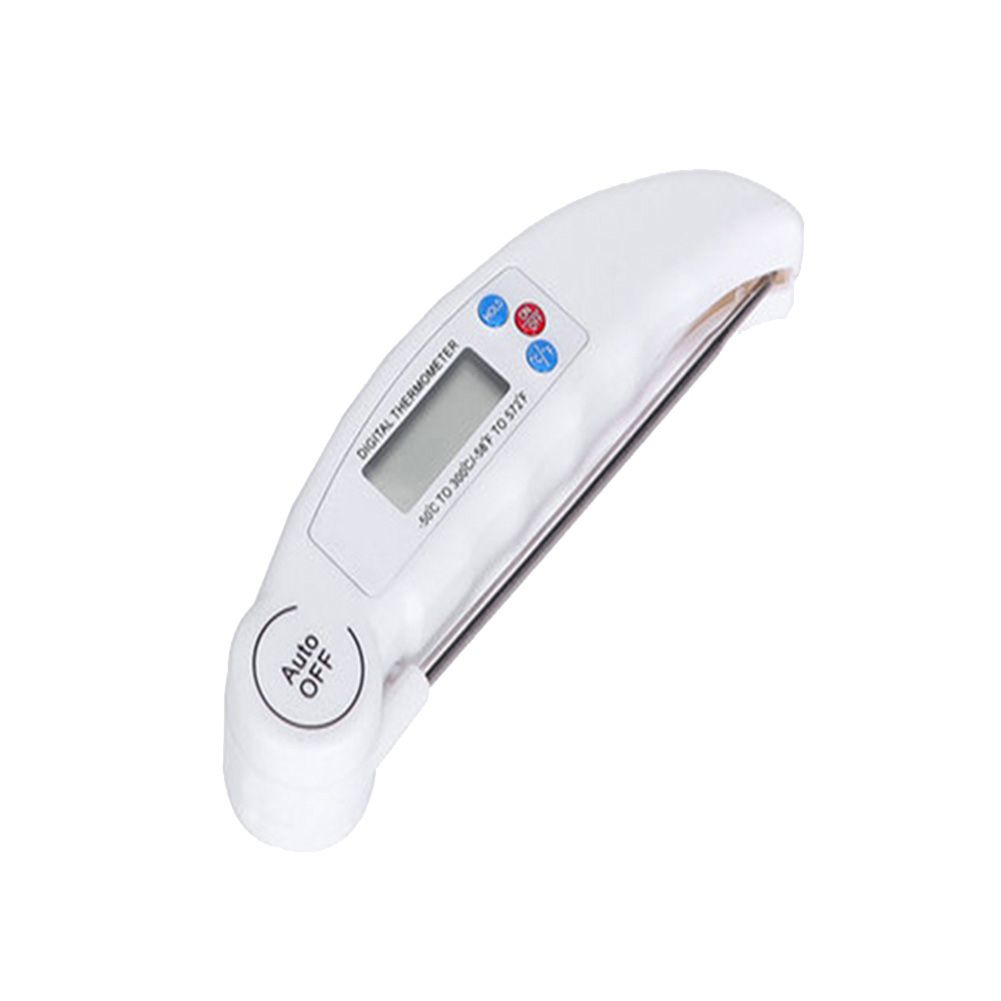 Kitchen Digital Probe Thermometer Barbecue Cooking-White