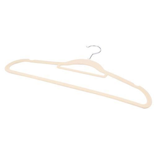 10 Pcs Flocking Hanger Non-Slip Plastic Flocking