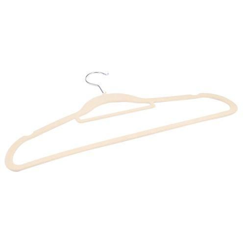 10 Pcs Flocking Hanger Non-Slip Plastic Flocking