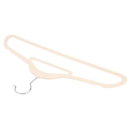 10 Pcs Flocking Hanger Non-Slip Plastic Flocking