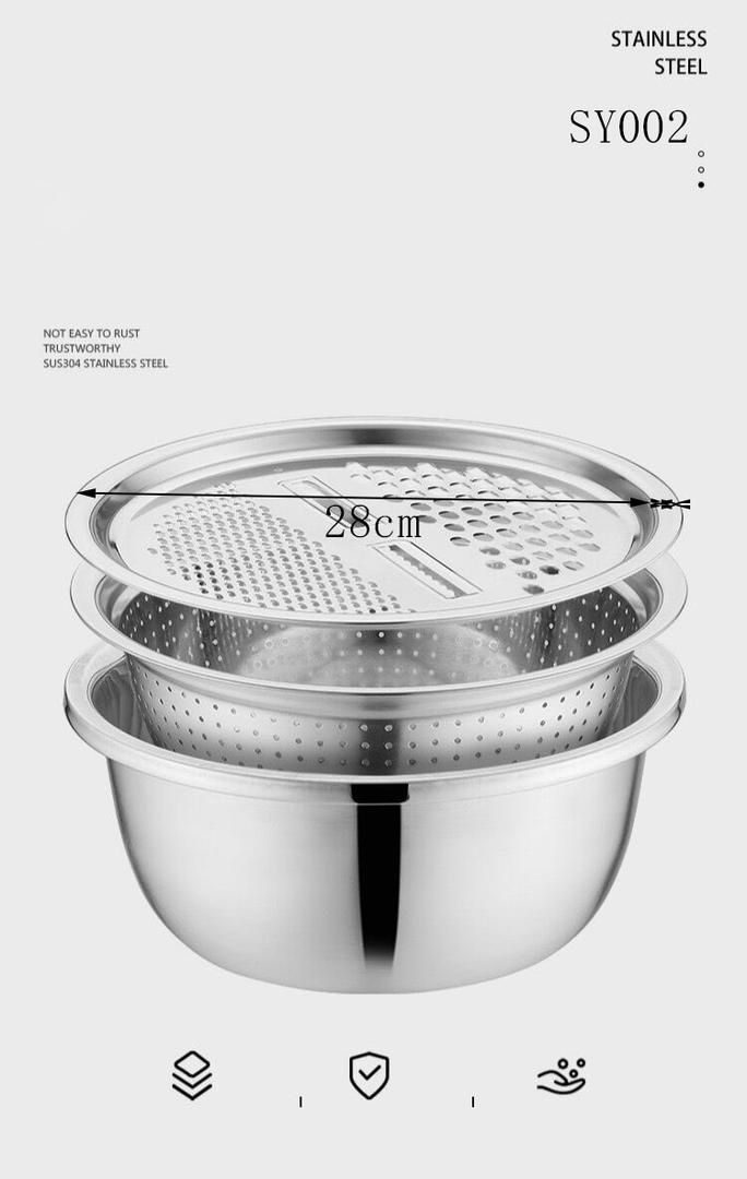Stainless Steel Multifunctional Basin