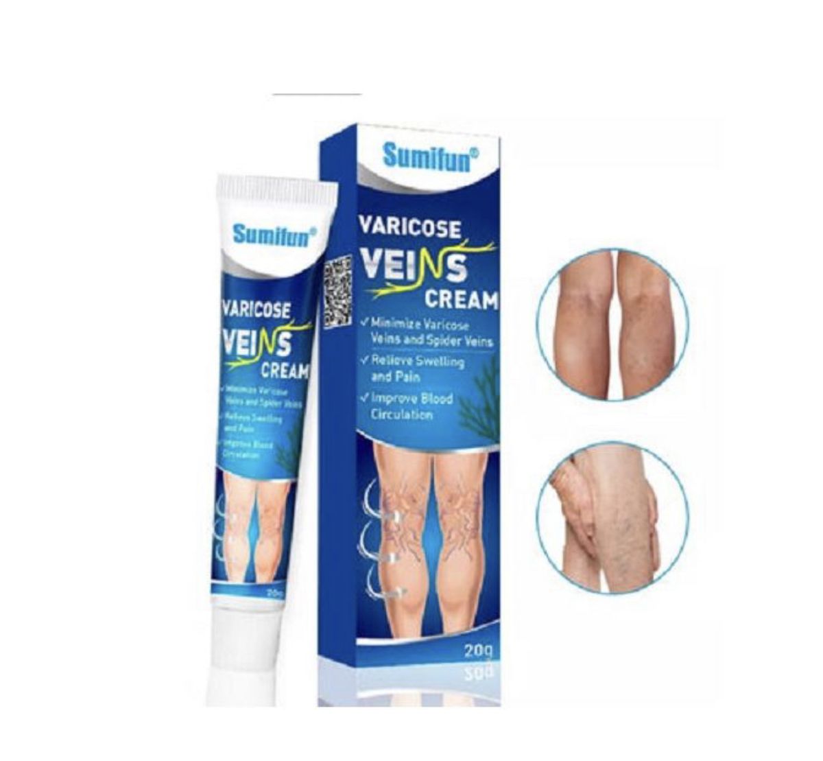 Varicose Veins Cream Natural Ingredients 20g