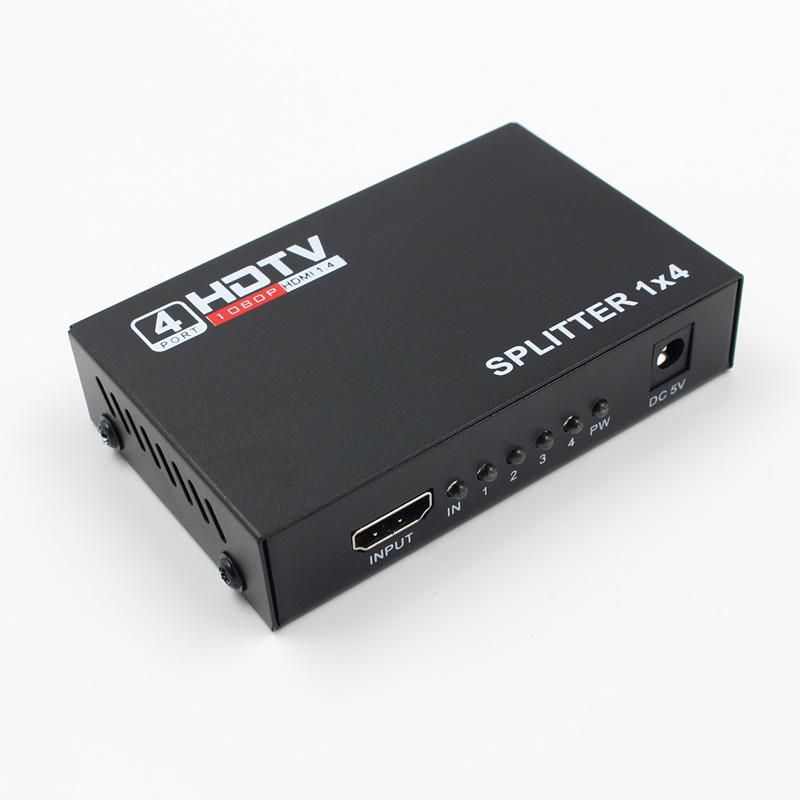 HDMI Splitter 1x4 Full HD 1080p Video HDMI Switch Switcher Amplifier