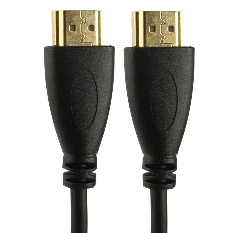 1.4 Version, Gold Plated 19 Pin HDMI Male To HDMI Male Coiled Cable, Support 3D / Ethernet, Length: 60cm (can Be Extended Up To 2m)