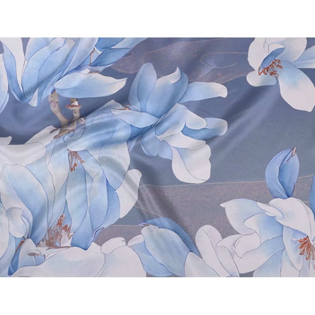 Scarf Women's Silk Flower Printed Chinese Style Shawl 800B