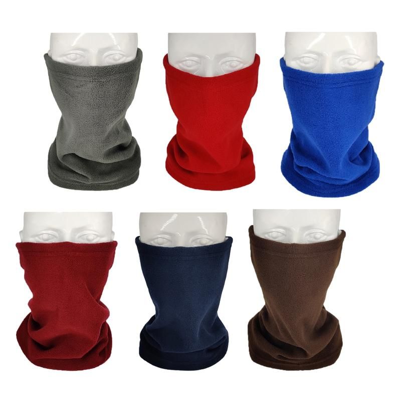 Unisex Winter Outdoor Sport Neck Wrap Windproof-Wine Red