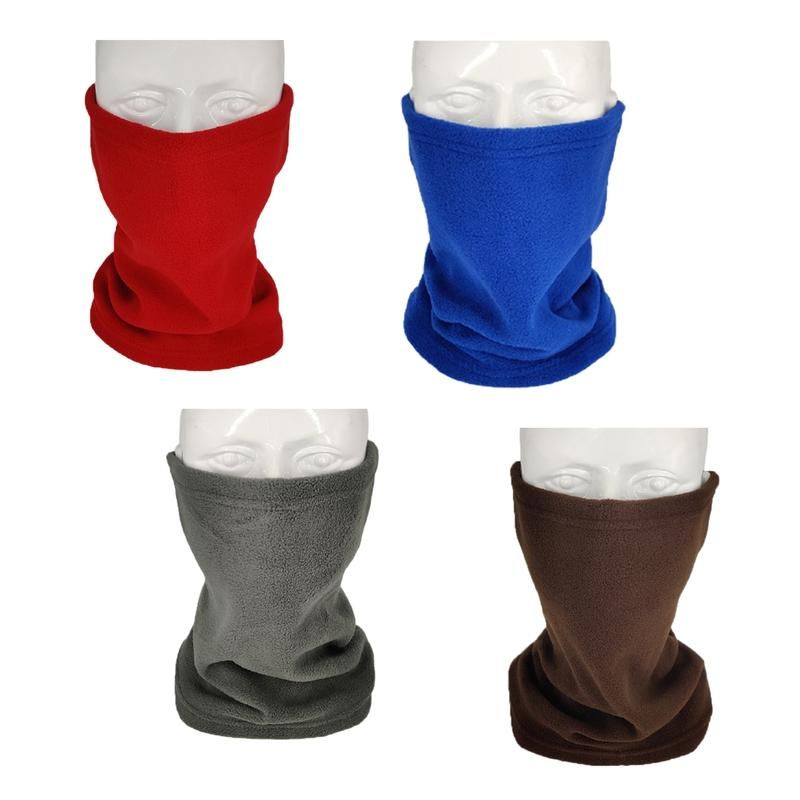 Unisex Winter Outdoor Sport Neck Wrap Windproof-Wine Red