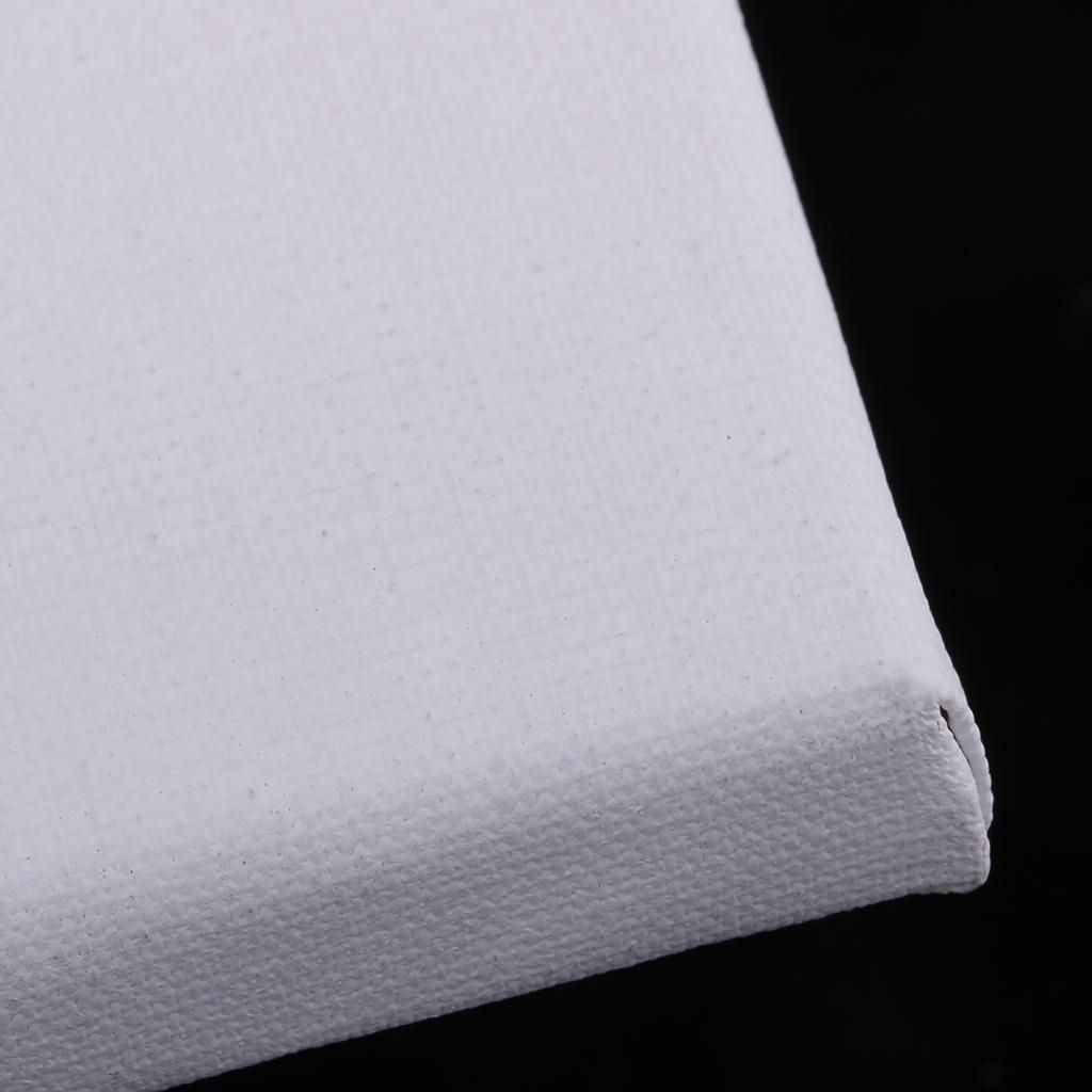 Blank Primed Stretched Canvas Board Cotton Wood Frame Oil