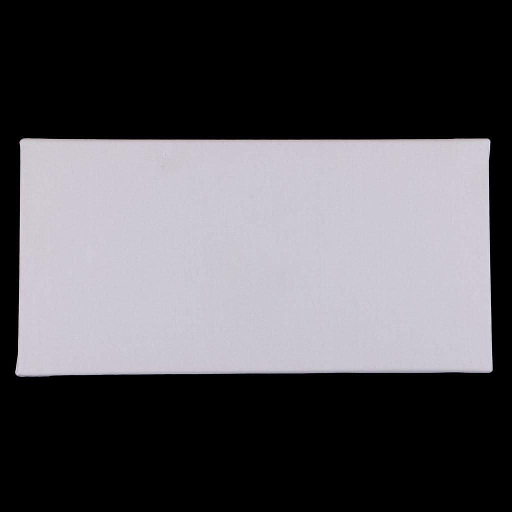Blank Primed Stretched Canvas Board Cotton Wood Frame Oil