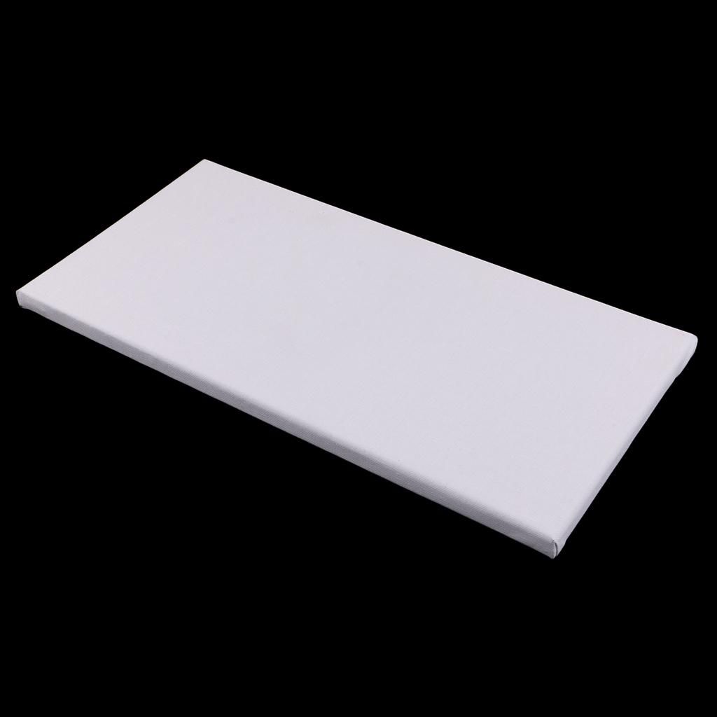 Blank Primed Stretched Canvas Board Cotton Wood Frame Oil