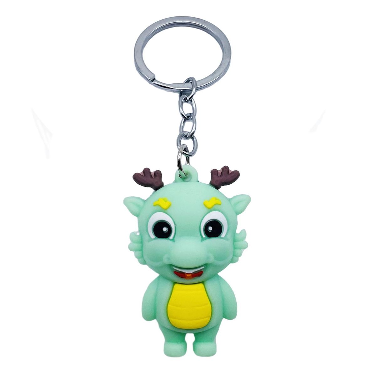 Hanging Dragon Keychain Chinese Dragon Keychain Cute Lightweight Car Light Green