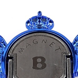 Blue Magnet Crown Wings Ring Phone Holder