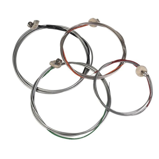 4pcs/set Electric Bass Guitar Nickel Plate Ends Ball Strings Muscial