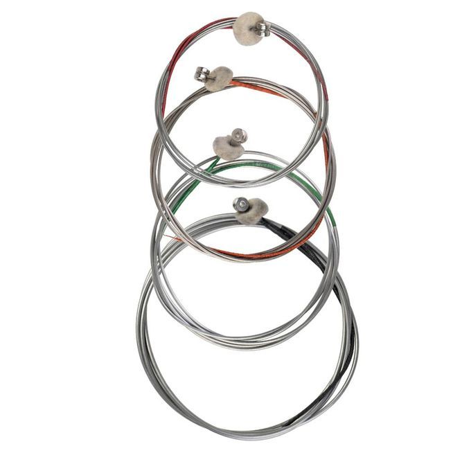 4pcs/set Electric Bass Guitar Nickel Plate Ends Ball Strings Muscial