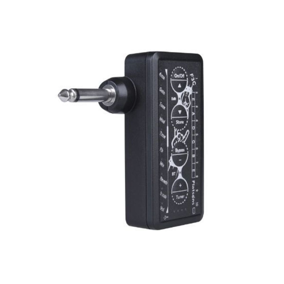 FLATSONS Electric Guitar Speaker System Wireless Multi-Effect Amplifier Recording Portable Speaker Distortion Effect