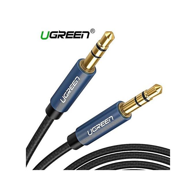 2 Meter 3.5mm Nylon Bradied Audio Cable Compatible For IPhone, IPad Or Smartphones, Tablets, Media Players By HonTai