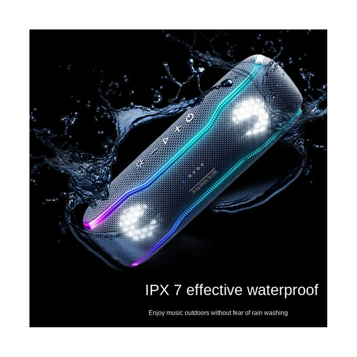 Wireless Audio Waterproof Bluetooth Speaker Outdoor Sports Portable Bluetooth Speaker Stereo Surround Speaker