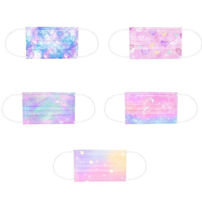 3-layer Prote Tion Dustproof And Windproof Gradient  Olor Disposable  -B-1 Pcs Children