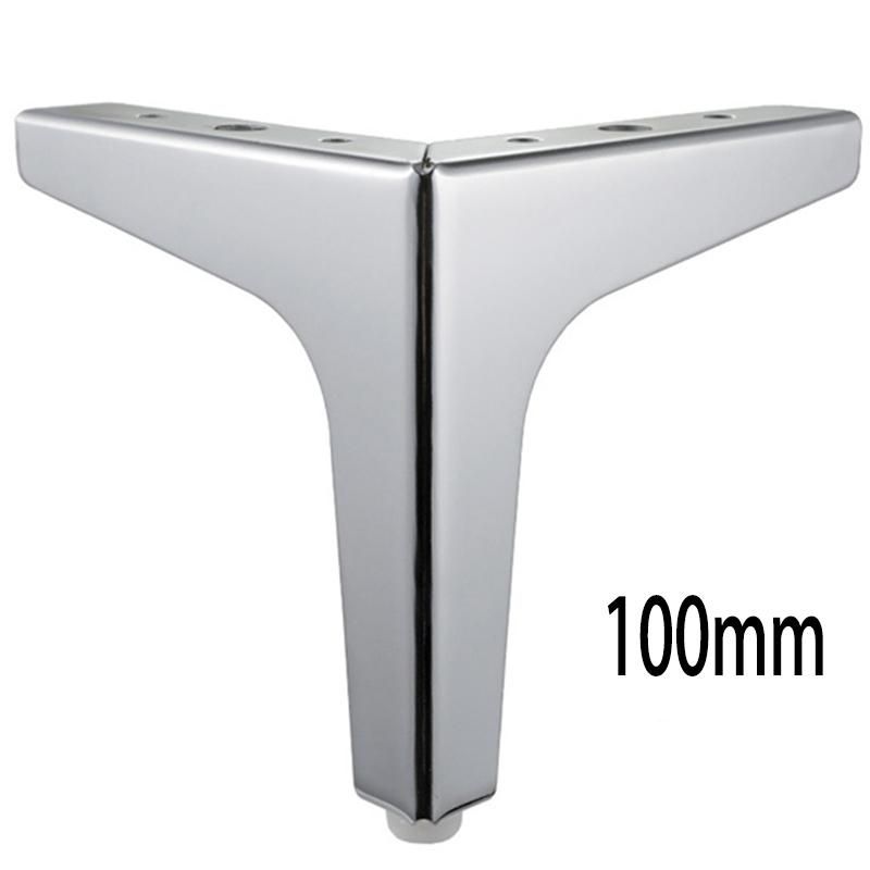 4 Pieces of Metal Furniture Coffee Sofa Foot Rubber Foot Bed Board