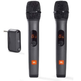 Wireless Microphone Set Black