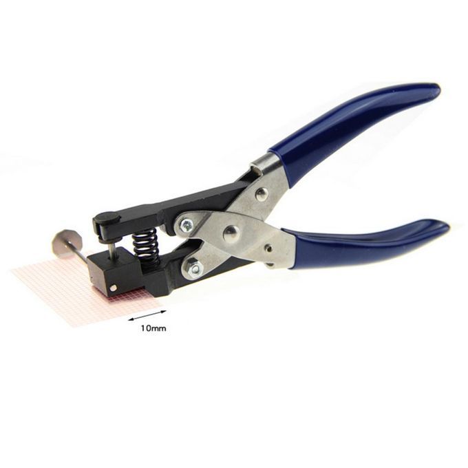 Single Hole HandHeld Paper Punch Ticket Crafts Puncher For Tags 2mm